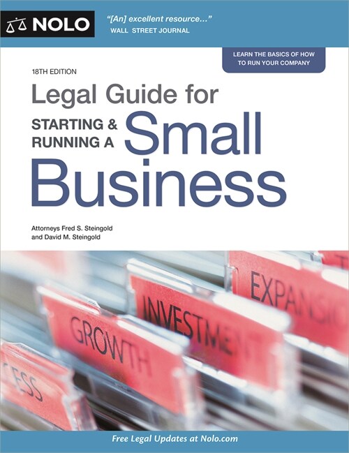 Legal Guide for Starting & Running a Small Business (Paperback)